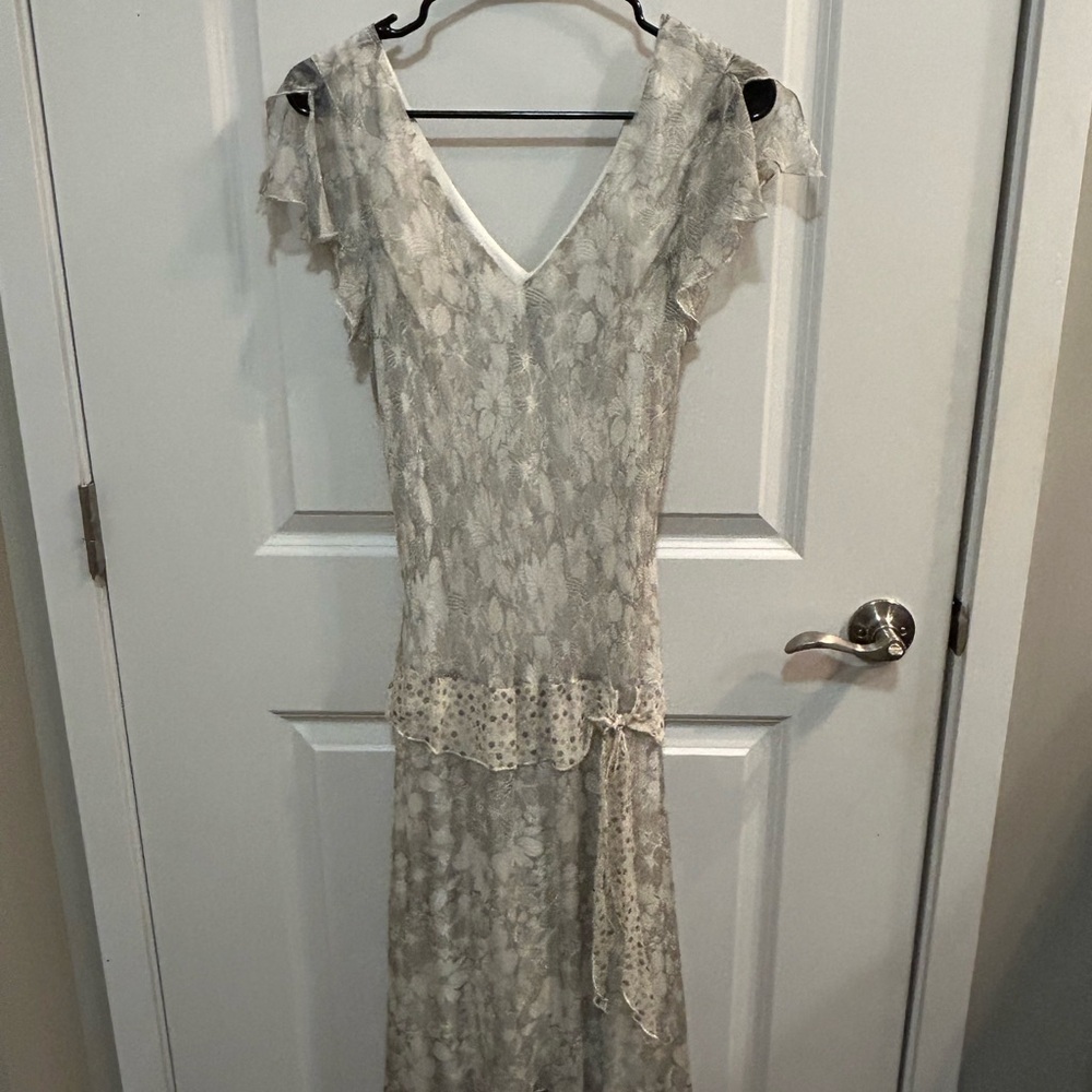 Jonathan Martin Studio Women's Silk Maxi Vintage Dress Summer Spring Size 8-10